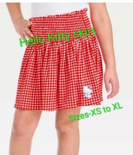 Hello Kitty Girl Skirt New Tags In Size Extra Small Small, Med and XL