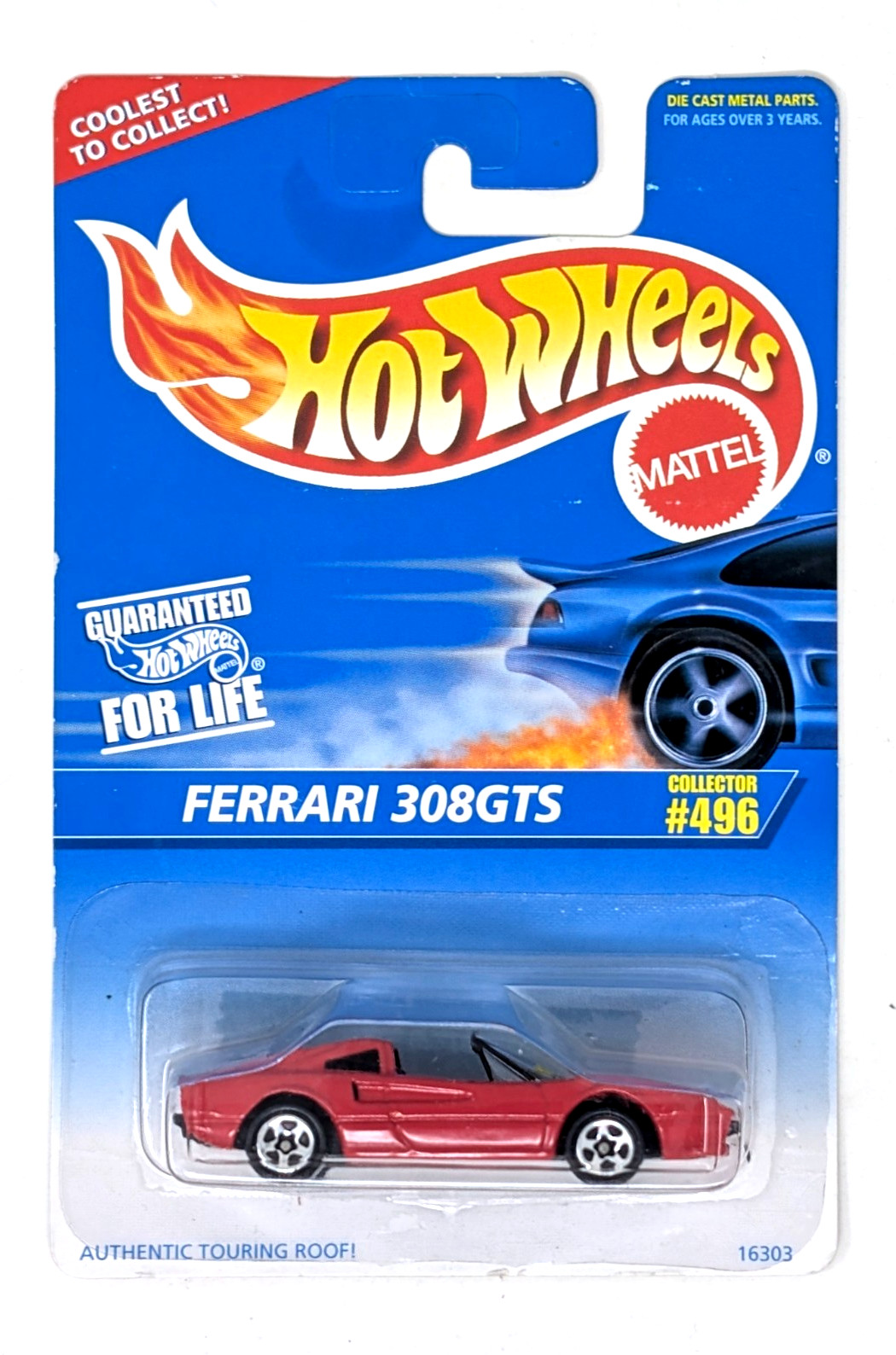 Hot Wheels Ferrari 308GTS 1996 Collector #496 Red - NEW
