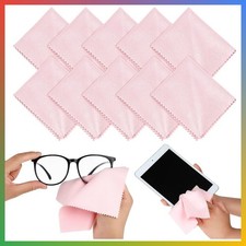 Microfiber Cleaning Cloths 10 Pcs Soft Lens Cleaner Reusable For Glasses Screens