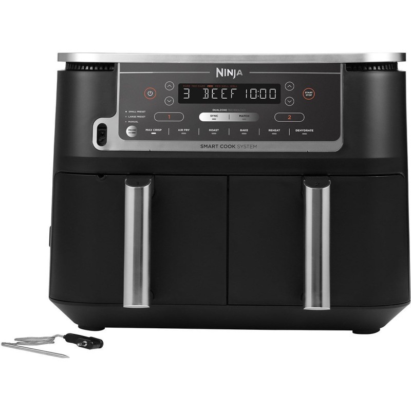 Friteuse sans huile Ninja Air Fryer AF451EU double cuve de 9,5 L