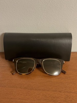 Saint Laurent Sunglasses SL 51 RIM 003 Tortoise Havana Gold Authentic Italy