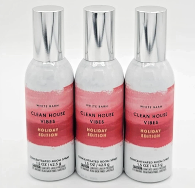 #ad 3x Bath amp; Body Works Clean House Vibes Holiday Edition Concentrated Room Spray $27.99