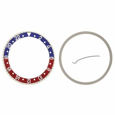 Pepsi Bezel  Insert For Rolex GMT Master 2 Blue Red 16700, 16710, 16760