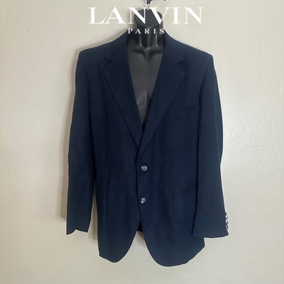 Lanvin Custom Suede Blazer ~48R no size tag Gently worn Made in USA 2 button