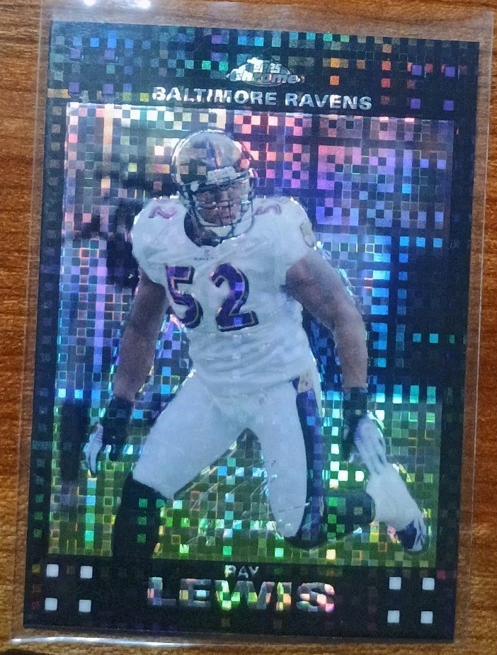 2007 Topps Chrome - Ray Lewis #TC95 X-Fractor