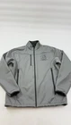 Eddie Bauer Jacket Mens Large Gray Softshell Full Zip Lexus Embroidered
