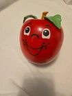 Fisher Price vintage 1972 Happy Apple - Made in USA Chime Works.