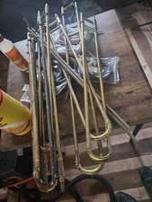 Trombone Slides A Bunch Used For Parts REPAIR ALL 2 GO SEE MY OTHER LISTINGS