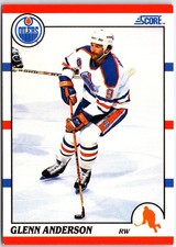 1990-91 Score Hottest and Rising Stars #54 Glenn Anderson