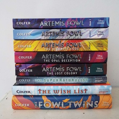 Lot 8 Artemis Fowl Series Books by Eoin Colfer