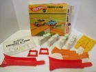 Vintage Original Hot Wheels Redline Era Track Accessories w/Trestle 5 Pack Box