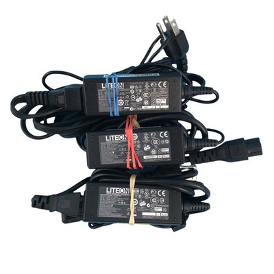 Lot of 3 Genuine LiteOn Laptop Charger AC Adapter Power Supply PA-1300-04 #L4634