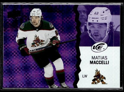 2023-24 Upper Deck Ice purple Matias Maccelli #66