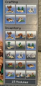 Lego Minecraft [21135] The Crafting Box 2.0, 717pcs, 8+yrs, Complete w Spares