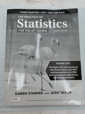 The Practice of Statistics For the AP Course 8th Ed 9781319613280