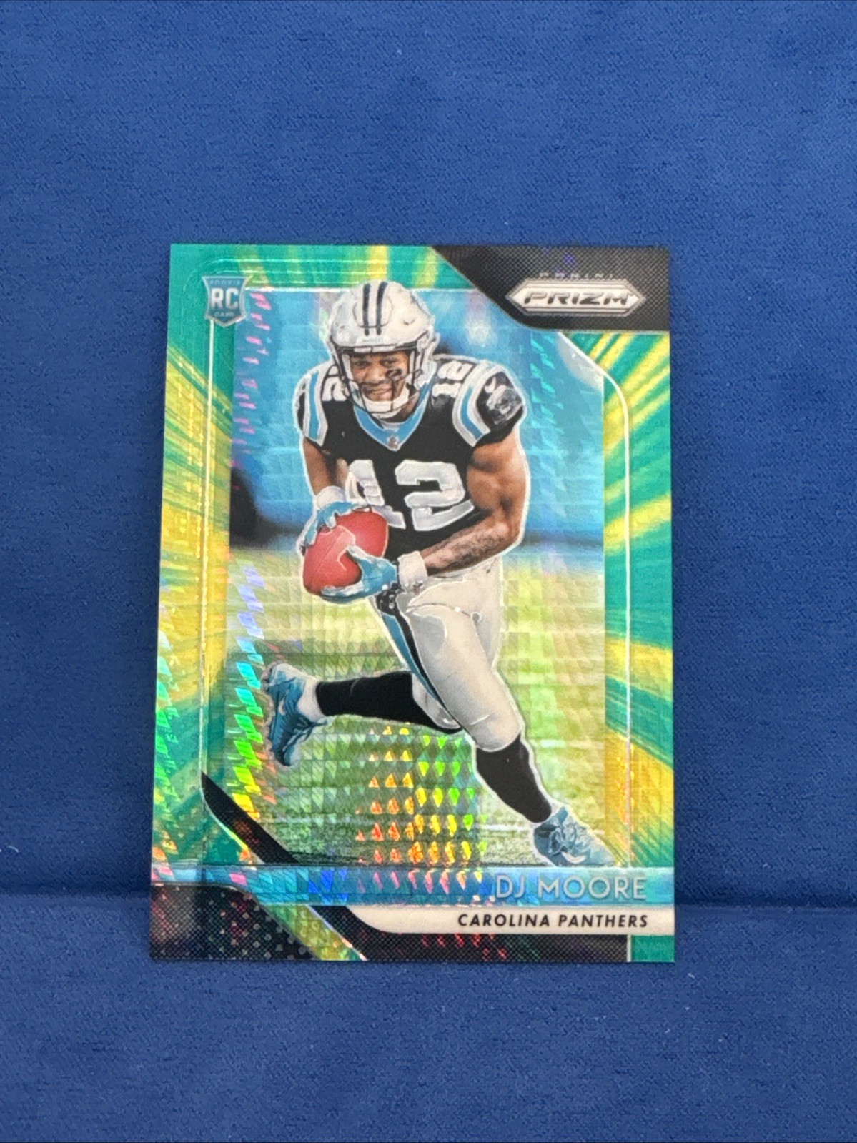 2018 Prizm Hyper DJ Moore RC /275 | Carolina Panthers Rookie |Serial Numbered SP