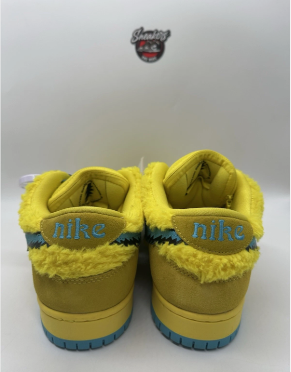 グレイトフルデッド ベアーズ × ナイキSB ダンク ロー "イエローベア" Nike Sb Dunk Low Pro QS Grateful Dead Yellow Bear Sz 9.5 Deadstock
