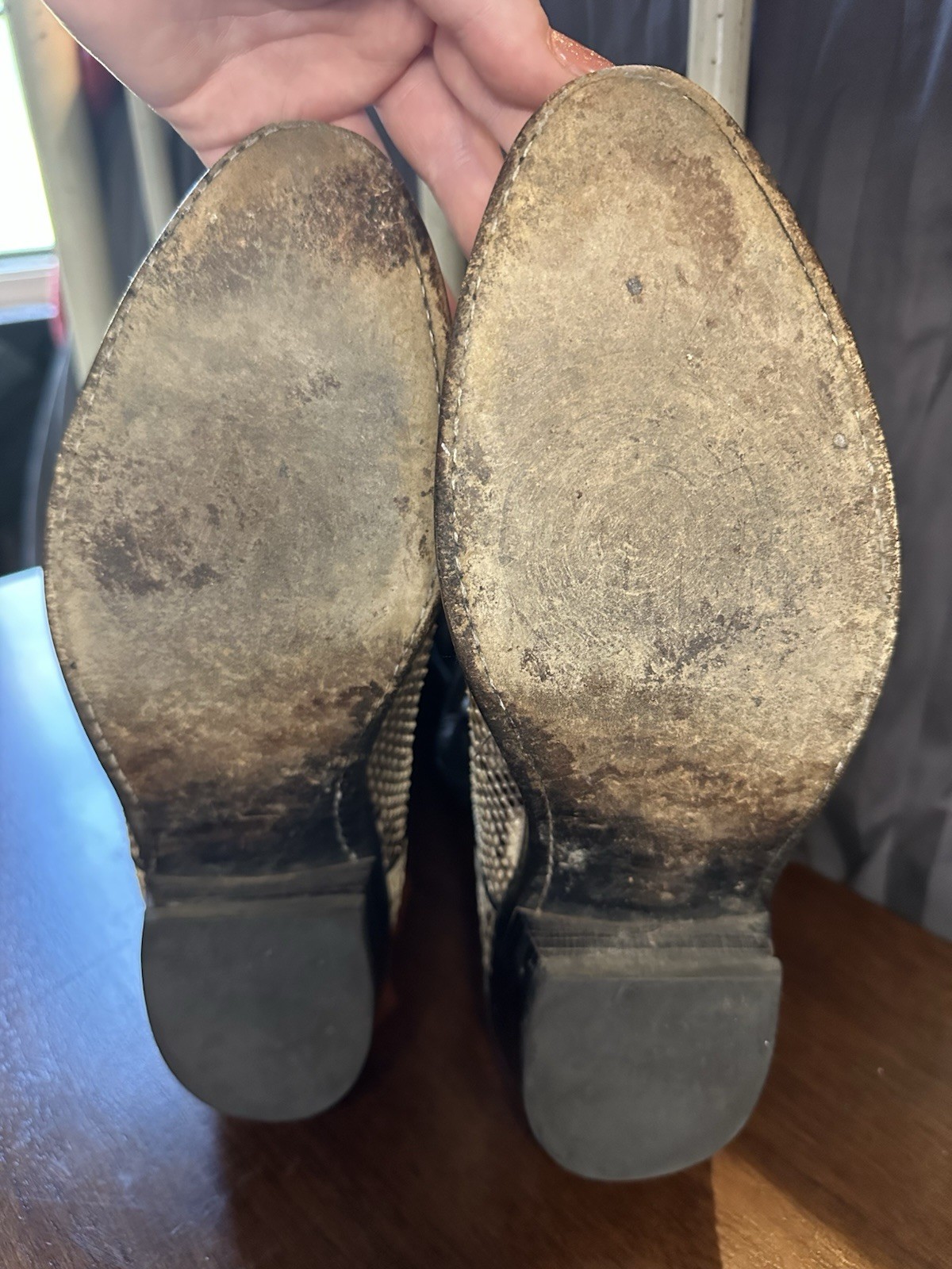 Vintage Larry Mahan Cowboy Boots Python Snakeskin… - image 18