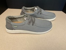 New! Mens Sanuk Shaka Lite 2 SL Mesh Grey Slip On Shoes. Size 11.5. Nice Shoes!
