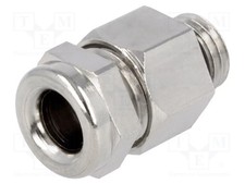 Image of Cable gland M8 brass IP68 SKINDICHT 1 Body plating: nickel