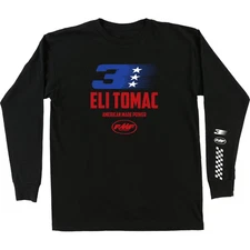 FMF Trackside Long Sleeve Shirt - Black, Medium SU25119900-BLK-M