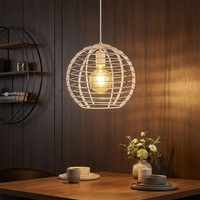 Pendelleuchte HäNgeleuchte Deckenleuchte Metall Weiss Matt KüRzbar H 120 Cm