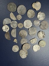 27 Hammered Coins, Silver Medieval & Roman. Nice Collection! Joblot