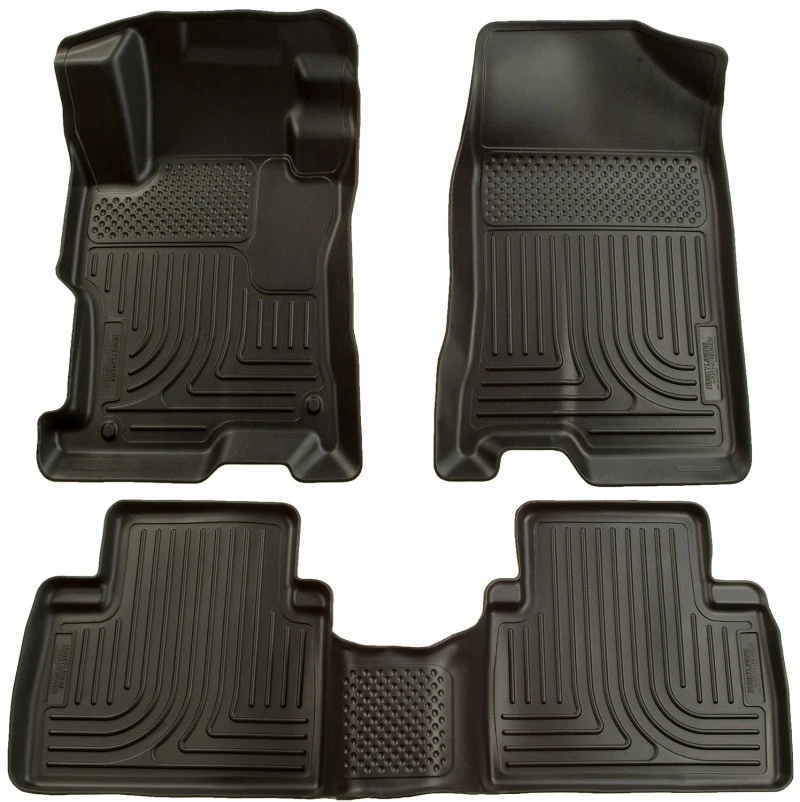 Forros de piso Husky Liners 98601 WeatherBeater para Nissan Altima 2007-2012 sedán Foto 2 de 4