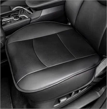 Seat Bottom Cover, Premium PU Leather Seat Protection Without Backrest, Front Bo