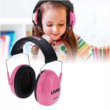 Kids Ear Defenders Noise Cancelling Muffs - Pink Age 3-16 - Snr 29db