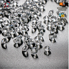 Dekodiamanten 6mm Transparent Hochzeit Tischdeko Streudeko