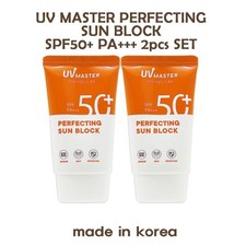 TONYMOLY UV MASTER PERFECTING SUN BLOCK 2pcs SET SPF50 PA  Made in Korea