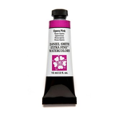 Daniel Smith 284600198 Extra Fine Watercolor 15ml Paint Tube, Opera-Pink, 0.5