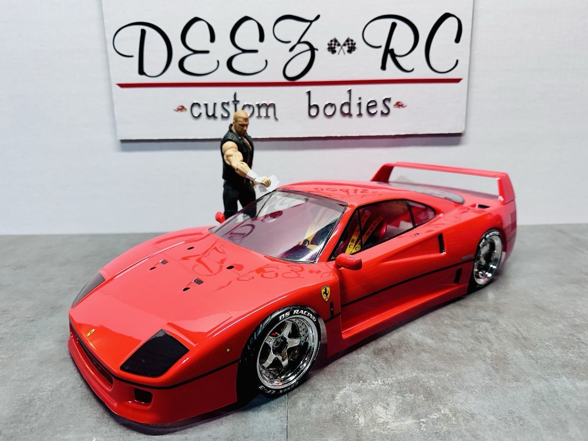 1/10 RC Drift Body Tamiya Ferrari F40 Body Shell #58098/58356 | eBay