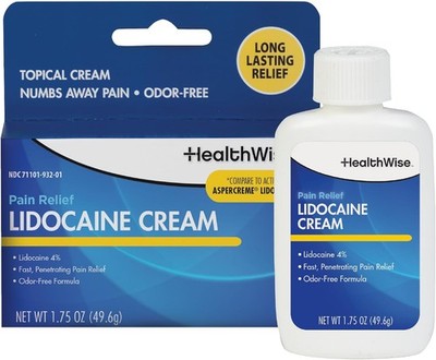 Maximum Strength Lidocaine Cream | Numbs Away Pain | Long-Lasting Re