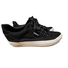 Rocket Dog Jazzin Black Canvas Low Top Frayed...