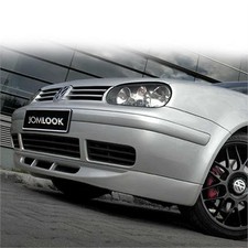 Front Spoiler Lippe Ansatz Schürze passend für VW Golf 4 ABS Wabengitter +ABE+