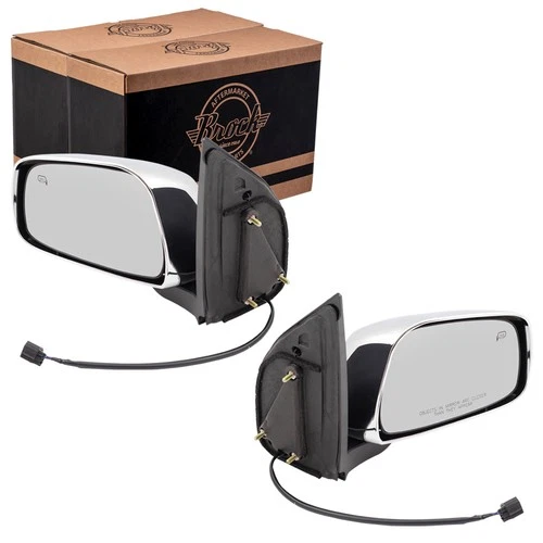 For 2005-2019 Frontier Power Mirror Crew Cab SL Heated Set 8470282Z41 NI1320291