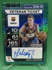 Jaka Lakovic 2026-26 Contenders Euroleague Premium Edition Green Shimmer Auto