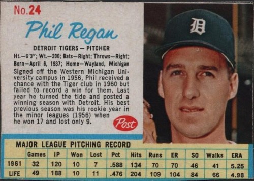1962 Phil Regan #24