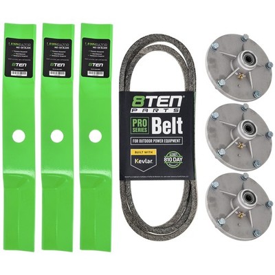 8TEN Blade Spindle Belt Deck for Murray 46501x92A 46 Inch 092117E701 092574