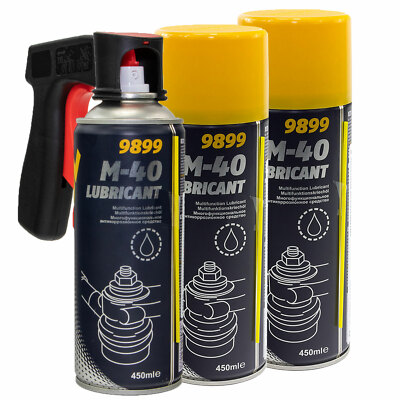 Rostlöser 3 X 450 ml Rost Löser M-40 Mannol 9899 Universalöl mit Pistolengriff