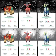 Pokémon Go - Shiny Legendary-Unova Black/White Background-TRADE 20k Dusts or PTC