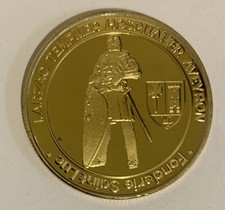 medaille touristique Larzac Templier Hospitalier Aveyron / Fonderie St Luc