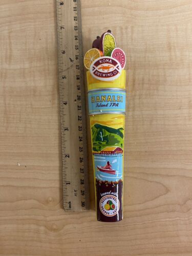 Hanalei Island IPA Kona Brewing Co. Bier Zapfhahn Griff 6,5" kurz neu im Karton - Bild 2 von 15