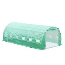 Aoodor 20x10x7FT Greenhouse Replacement Cover Outdoor Walk-in Tunnel(Only Cover)