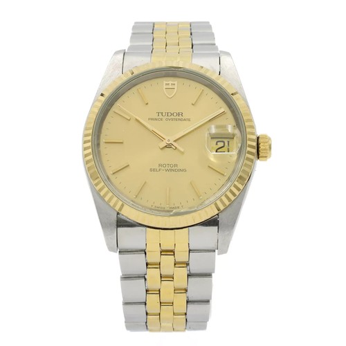 Tudor Prince Oyster date Ref. 7403 Sunburst Champagne Dial 34mm #W88027-1