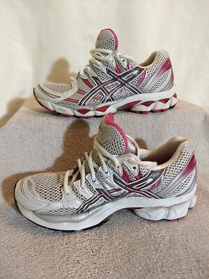 ASICS (WMNS) Gel-Nimbus 12 White Running Shoes, Size: 8.5