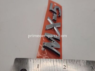 Mazda MX-5 NF6W51721 Genuine OEM Nameplate Emblem Rear | Silver