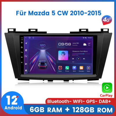 6+128GB Für Mazda 5 CW 2010-2015 Android Autoradio GPS NAVI BT WIFI DAB+ Carplay